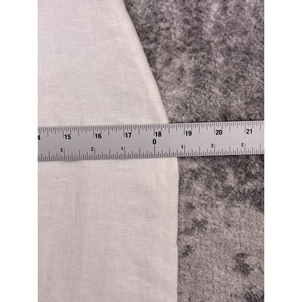 New Posse Maxi Skirt Small Womens Gigi Linen Column Button Front Ivory - Picture 4 of 7